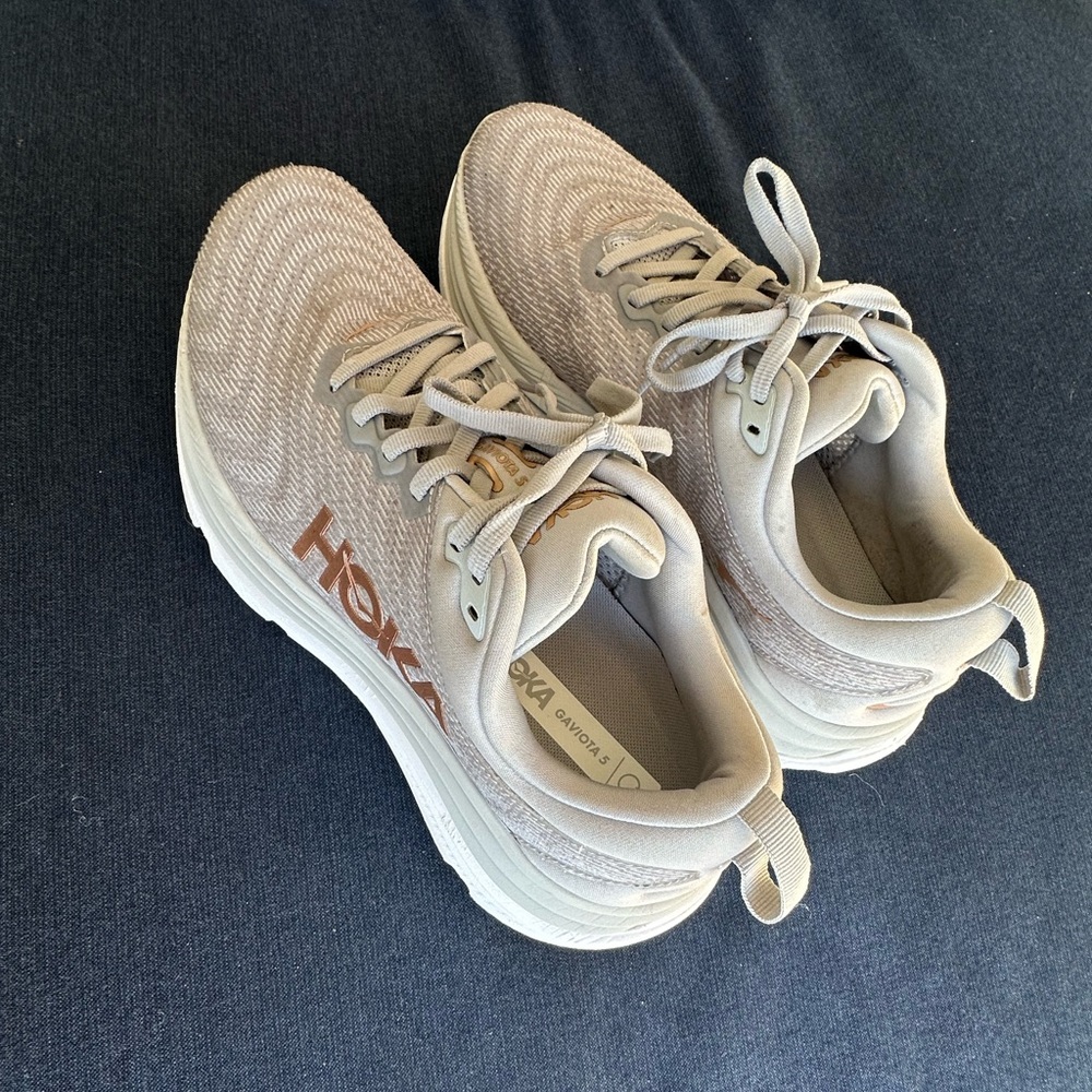 Hoka Women's Light Gray Athletic Shoes - Picture 3 of 3